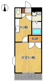 ハイグレイスの間取り画像