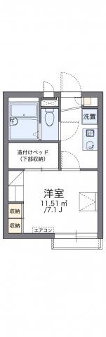 レオパレス五月山の間取り画像