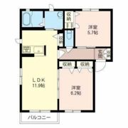 ベルドミール Aの間取り画像