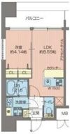 プレジオ城北の間取り画像