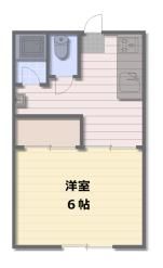 土穴幸福荘の間取り画像