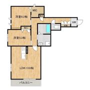 アレスリーベ陣場（シャーメゾン）の間取り画像