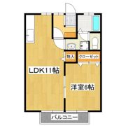 サンライフ山田Eの間取り画像