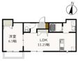 フェリーク庭瀬の間取り画像