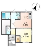 A・TテラスⅡの間取り画像