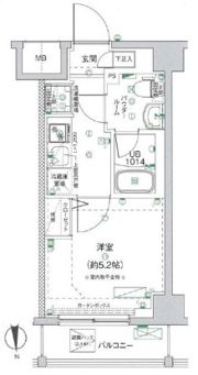 クラリッサ横浜ロッソの間取り画像