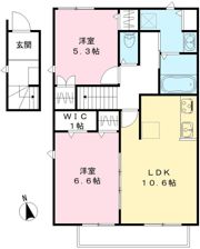 エスポワールBの間取り画像