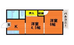 プラジール門田の間取り画像