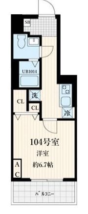 Skuld松陰神社の間取り画像