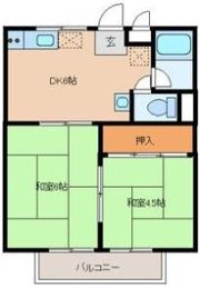 サンハイツの間取り画像