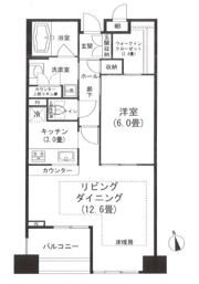 ベラカーサ秋葉原の間取り画像