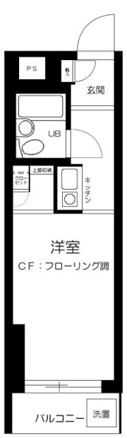 スカイコート横浜山手の間取り画像