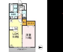 リバーパークAの間取り画像