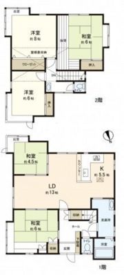 美鈴が丘南4丁目戸建の間取り画像