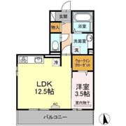 A＆M朝生田 B棟の間取り画像