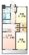 志布志中央マンションの間取り画像