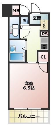 CityLifeプレサンス新大阪の間取り画像