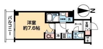 アンベリール大山WESTの間取り画像