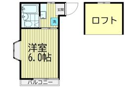 ハイツシバタ2号棟の間取り画像