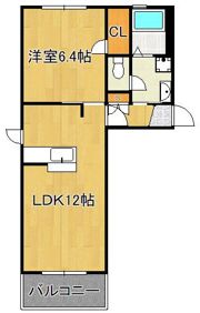 ヴィラ・パルコ A棟の間取り画像