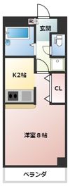 新屋敷山元マンションの間取り画像