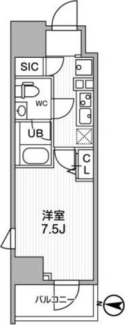 ALTERNA亀戸の間取り画像