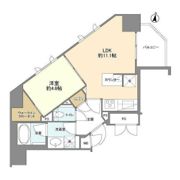 ジオ西新宿ツインレジデンス イースト棟の間取り画像