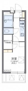 レオパレス和泉南の間取り画像