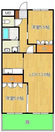 SlowHand 弐番館の間取り画像