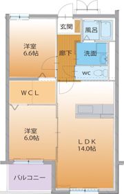 ハートフル クレアの間取り画像