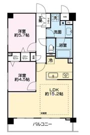 リシェ上野毛の間取り画像