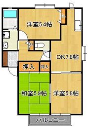 ディアス貴船台の間取り画像