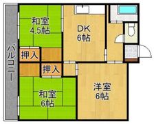 サングリーン中本町の間取り画像