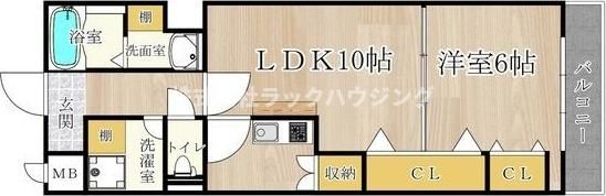 プリンスコート新高の間取り画像