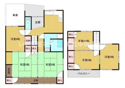 白金借家の間取り画像