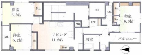 花善ビルの間取り画像