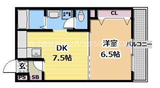 三福ロイヤルマンションの間取り画像
