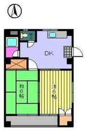 ハイツ浜の間取り画像