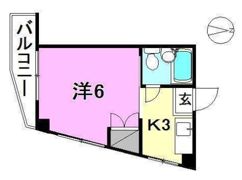 ハイツ浜の間取り画像