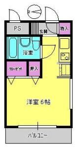 セザール久地の間取り画像