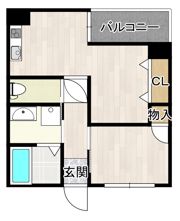 コスモスハイツの間取り画像