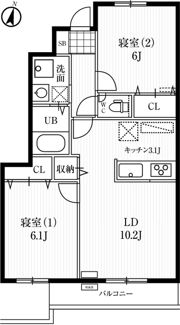 シュールメゾン戸塚Ⅱの間取り画像