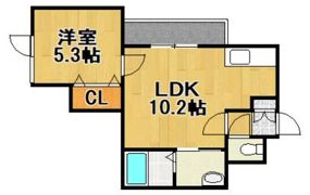 CANAAN黄金南Ⅱの間取り画像