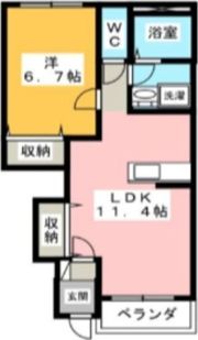 ブルー・ブランの間取り画像