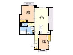 ShaMaison Courage6の間取り画像
