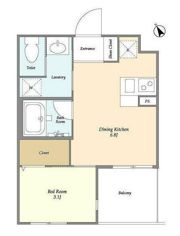 Pair FLATの間取り画像