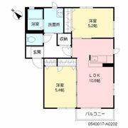 ヴィラ・ルミエールI棟の間取り画像