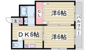 レジデンシア三宮の間取り画像