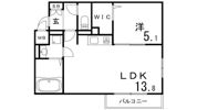 アパルトマン大倉山の間取り画像
