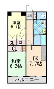 INK東灘の間取り画像
